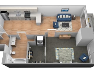 Red River Floor Plan at Shakopee Flats, Minnesota