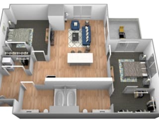 redwood River Floor plan at Shakopee Flats, Shakopee, MN