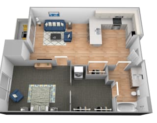Snake River Floor Plan at Shakopee Flats, Shakopee, MN