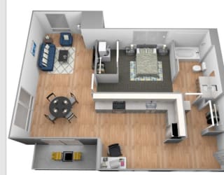 Spilt Rock Floor plan at Shakopee Flats, Shakopee, 55379