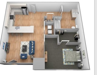 Two Island floor plan at Shakopee Flats, Minnesota, 55379