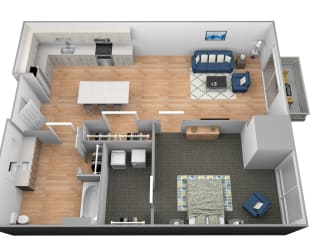 West River Floor Plan at Shakopee Flats, Shakopee, MN
