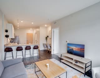 Open Concept Living Room and Kitchen
