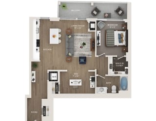 eo madison yards apartments floorplan a17