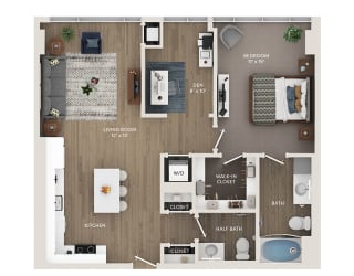 eo madison yards apartments floorplan a19