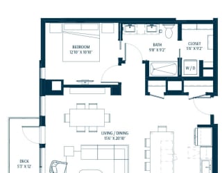 Forte on the Park Minneapolis AP2 Penthouse Floor Plan