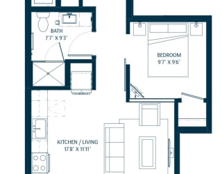 Forte on the Park Minneapolis V4 Floor Plan