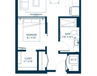 Forte on the Park Minneapolis V5 Floor Plan
