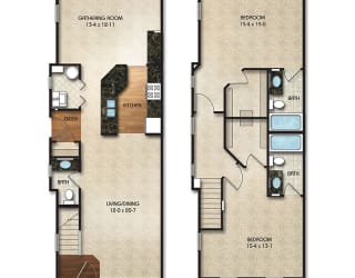 Times Square Apartments CTH2 Floor Plan