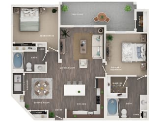 vista colina apartments floor plan unit c1