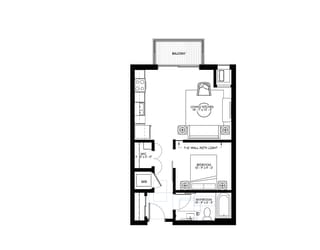 bedroom floor plan | the mansions on the park