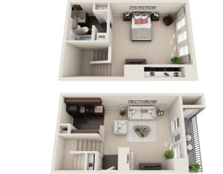 3D floorplan of A2