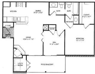 floor plan photo of the reserve at woodside
