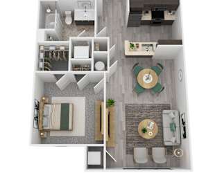 A5 Floor Plan shows a layout of a room with furniture and appliances.