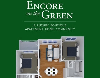 an image of the front cover of the brochure for encore on the green