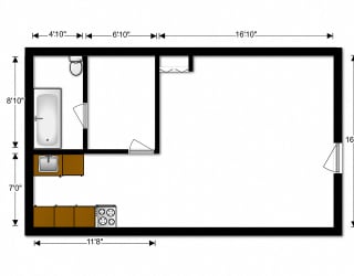 Carriage Park Apartments Garden Efficiency Style A