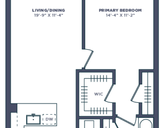 a floor plan of a house with a staircase leading up to the second floor