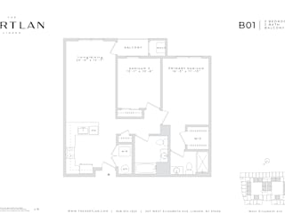 A floor plan for a property by Hartlan LLC.