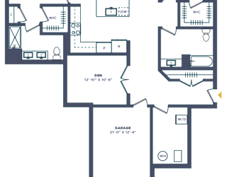 a floor plan of a house
