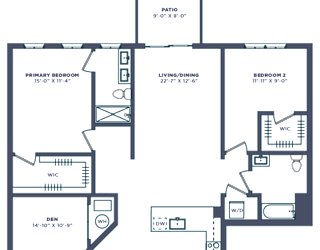 a floor plan of a house