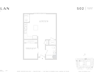 A floor plan for a property by Hartlan LLC.