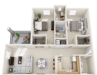 2 Bed 2 Bath at Stoneridge Apartments, Gainesville, 32608