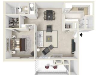 a floor plan of a house