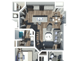 Palms at Sunset Lakes Floorplan