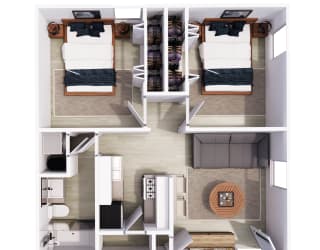 2 Bed | 1 Bath