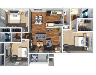 Three Bedroom Waverly at Horn Lake