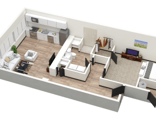 The Cooper Side 1 - Floor Plan