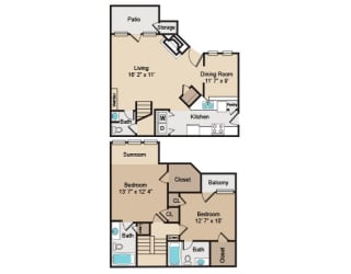 Grandcanyon Floor Plan at Highland Park, Fort Worth, Texas