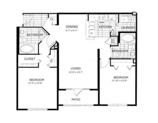 Laurel Floor Plan at Cypress Legends, Fort Myers, FL, 33905