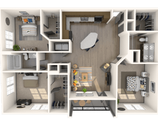 Milan Floor Plan  at The Rialto, Florida