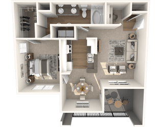 New Hope Deluxe Floor Plan at The Lodge at Lakeline Village, Cedar Park, 78613
