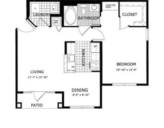 Sycamore Floor Plan at Cypress Legends, Fort Myers, 33905