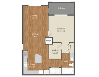 Hibiscus Floor Plan at Barcelona Jupiter, Florida