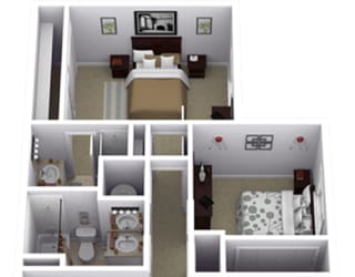 Caballo Classic Floor Plan at Acacia Gardens, New Mexico, 87111