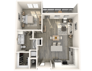 A2M2 Floor Plan at Inspire, Charlotte, North Carolina