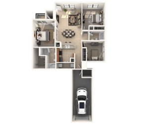 Arabian Floor Plan at Estates at Heathbrook, Ocala