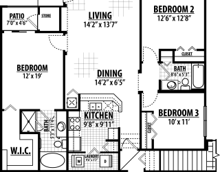 Arabian Floor Plan at Estates at Heathbrook, Florida