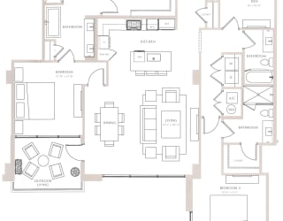 Magnolia IV Floor Plan at The Sutton, Atlanta, GA