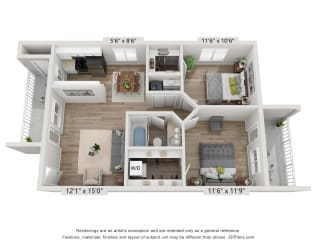 two bedroom apartment  at Promontory, Tucson, AZ