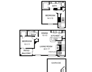 Santa Fe Floor Plan  at Sedona Springs, Austin, 78749