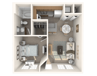 St John Floor Plan  at Bay Harbor, Fort Myers, 33919