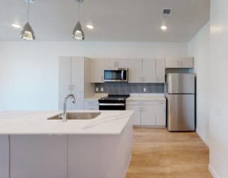 Nitrogen-Carbon-1-Bed-Kitchen at SevenO2 Main Apartments, Utah