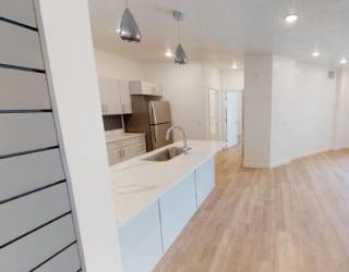 Living And Kitchen at SevenO2 Main Apartments, Salt Lake City, UT, 84101