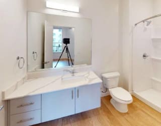 Large Bathroom at SevenO2 Main Apartments, Salt Lake City, Utah