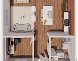 C1A Floor Plan at The Landing at Hub City, Plymouth, WI 53073