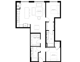 The Townline  - Bennett floor plan